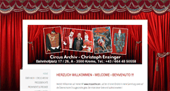 Desktop Screenshot of circusarchiv.com